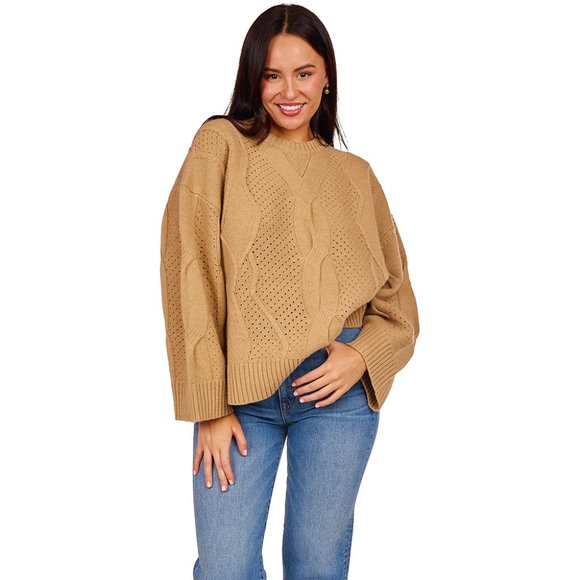 AERON Mariska Sweater - Beige Camel - Picture 5 of 5